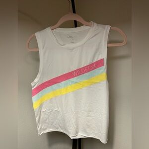 Wildfox Cropped Tank Top